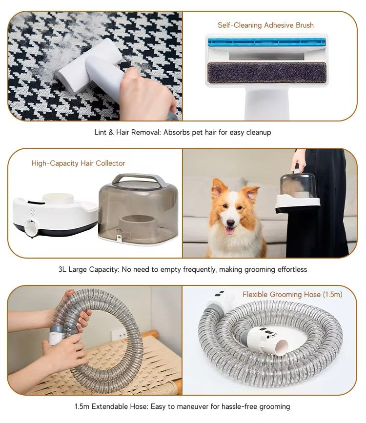 Dr. Milou 5-in-1 Wireless Pet Grooming Kit